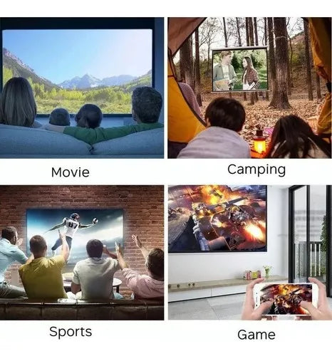 Mini Proyector Led Portátil HDMI VGA USB